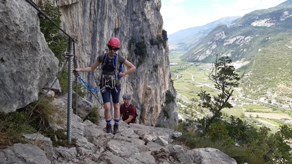 Leichter Klettersteig Colodri bei Arco am Gardasee 7